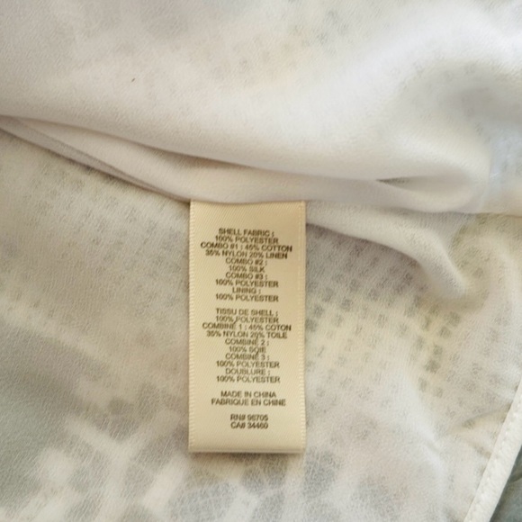 Rebecca Taylor White Short Sleeve Lace silk Tiered Top 8 Designer Brand - Picture 7 of 9